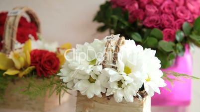 DOLLY: Flower Basket  Arrangements In Florist Shop