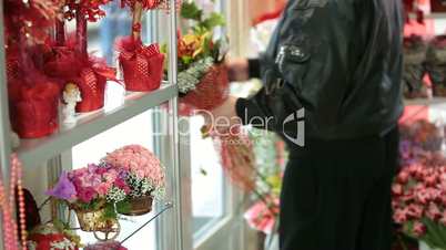 Shopping In Flower Shop