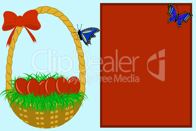 Easter greeting card