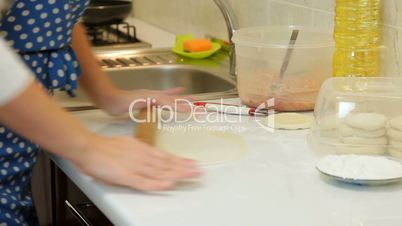 woman baking in the kitchen