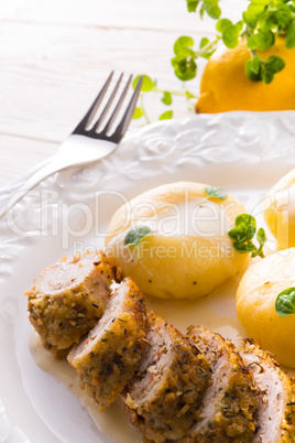 Silesian dumplings