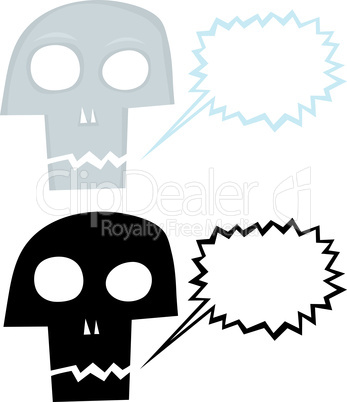 Talking Cartoon Skull