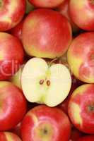 Rote Äpfel Hintergrund