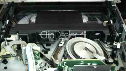 VCR recording medium on magnetic tape