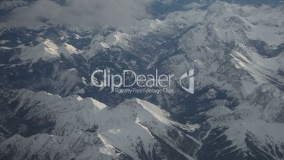 Flug über Alpen / Flight Over Alps