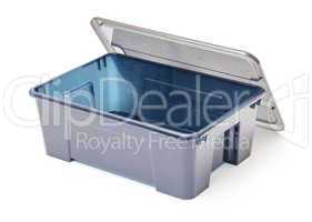 Empty Plastic Container with Lid