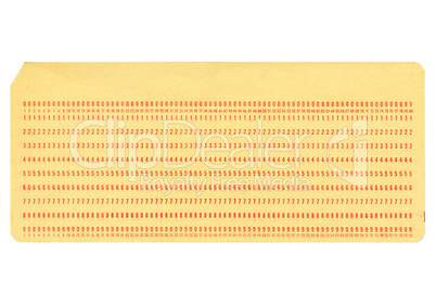 Punched card