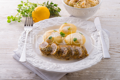 Silesian dumplings