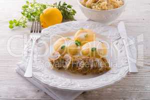 Silesian dumplings