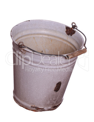 old empty bucket