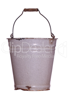 old rustic bucket