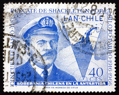 Postage stamp Chile 1967 Capt. Luis Pardo