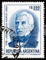 Postage stamp Argentina 1978 Jose de San Martin, General