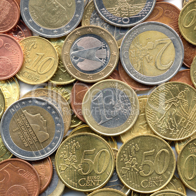 Euro coins