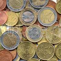 Euro coins