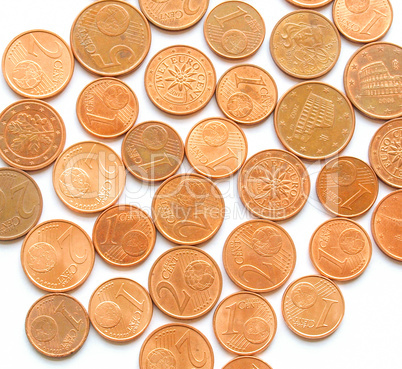 Euro coins