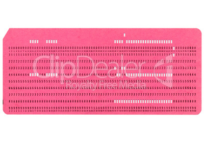 Punched card