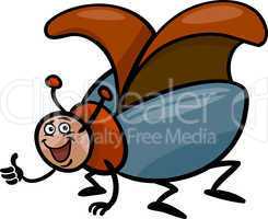 beetle insect cartoon illustration