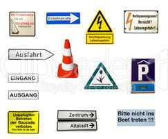 German signs