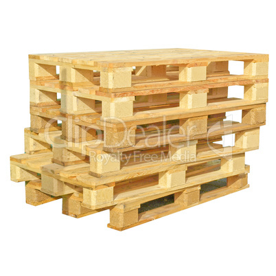 Pallets isolated