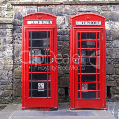 London telephone box