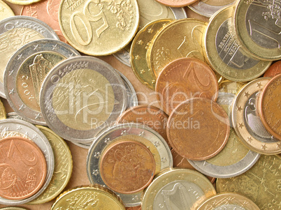 Euro coins