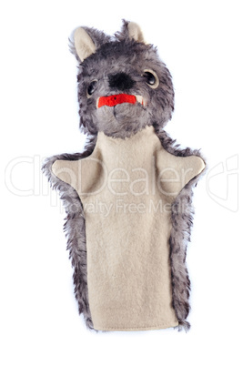 wolf - hand puppet