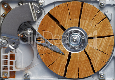 very old hard disc