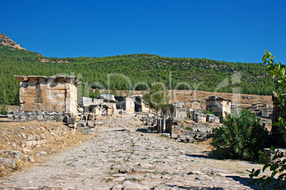 Ruins of Hierapolis, Pamukkale, Turkey