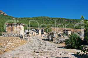 Ruins of Hierapolis, Pamukkale, Turkey