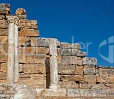 Ruins of Hierapolis, Pamukkale, Turkey