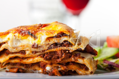 Lasagne, ein italienisches Pasta-Gericht