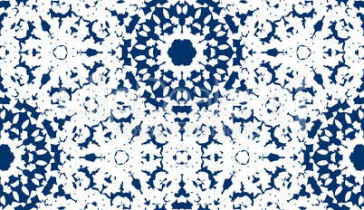 Seamless Blue Snowflakes