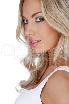 Portrait of a beautiful blonde