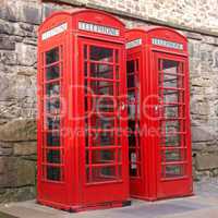 London telephone box