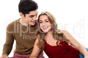 True bonding of lovely young attractive couple