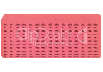 Punched card