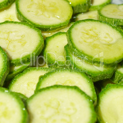 Courgettes zucchini