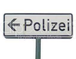 Polizei sign