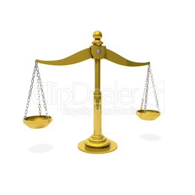Gerechtigkeit ist ein Gleichgewicht zwischen Justitz und Polizei