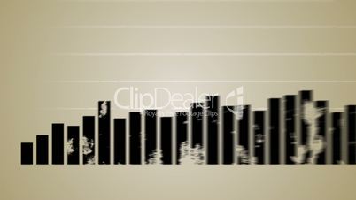 Computer Bar Chart Loop HD