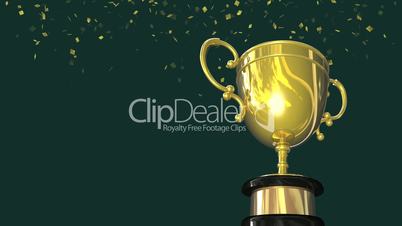 Gold Winners Trophy Cup Loop HD