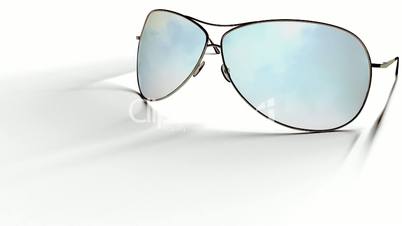 Sunglasses Reflect Sky Loop HD