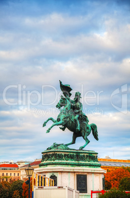 Monument dedicated to Archduke Charles of Austria