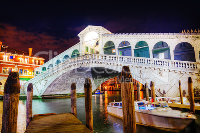 Rialto Bridge (Ponte Di Rialto) in Venice, Italy