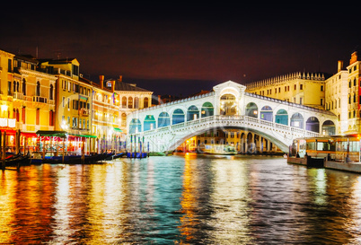 Rialto Bridge (Ponte Di Rialto) in Venice, Italy