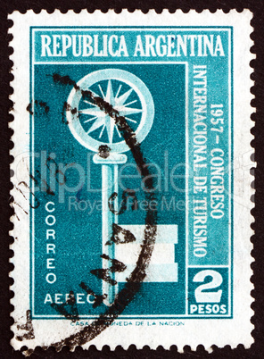 Postage stamp Argentina 1957 Key