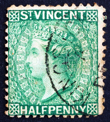 Postage stamp Nicaragua 1885 Queen Victoria