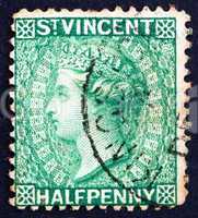 Postage stamp Nicaragua 1885 Queen Victoria