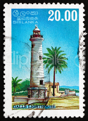 Postage stamp Sri Lanka 1996 Galle Lighthouse